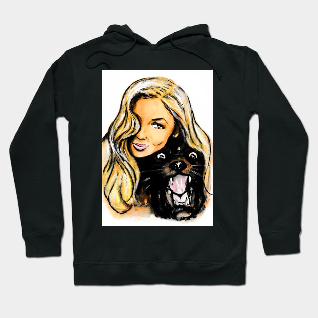 Veronica Lake Hoodie by Svetlana Pelin